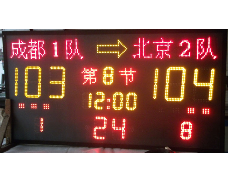 型號(hào)：XT-JFM24A 中型電子記分牌（乒、羽、藍(lán)）
