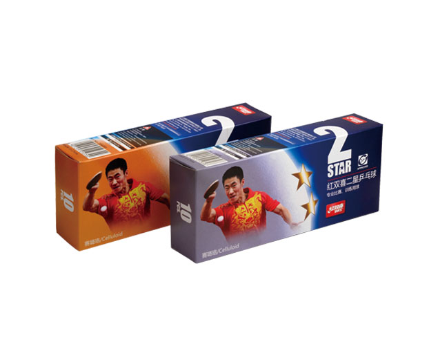 型號：賽璐珞二星 紅雙喜乒乓球