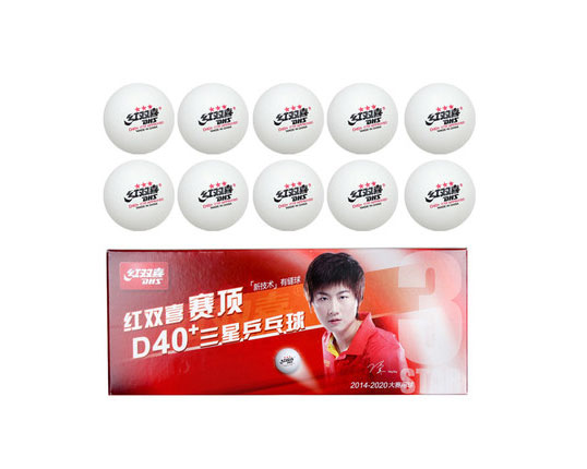型號：賽頂三星 紅雙喜乒乓球